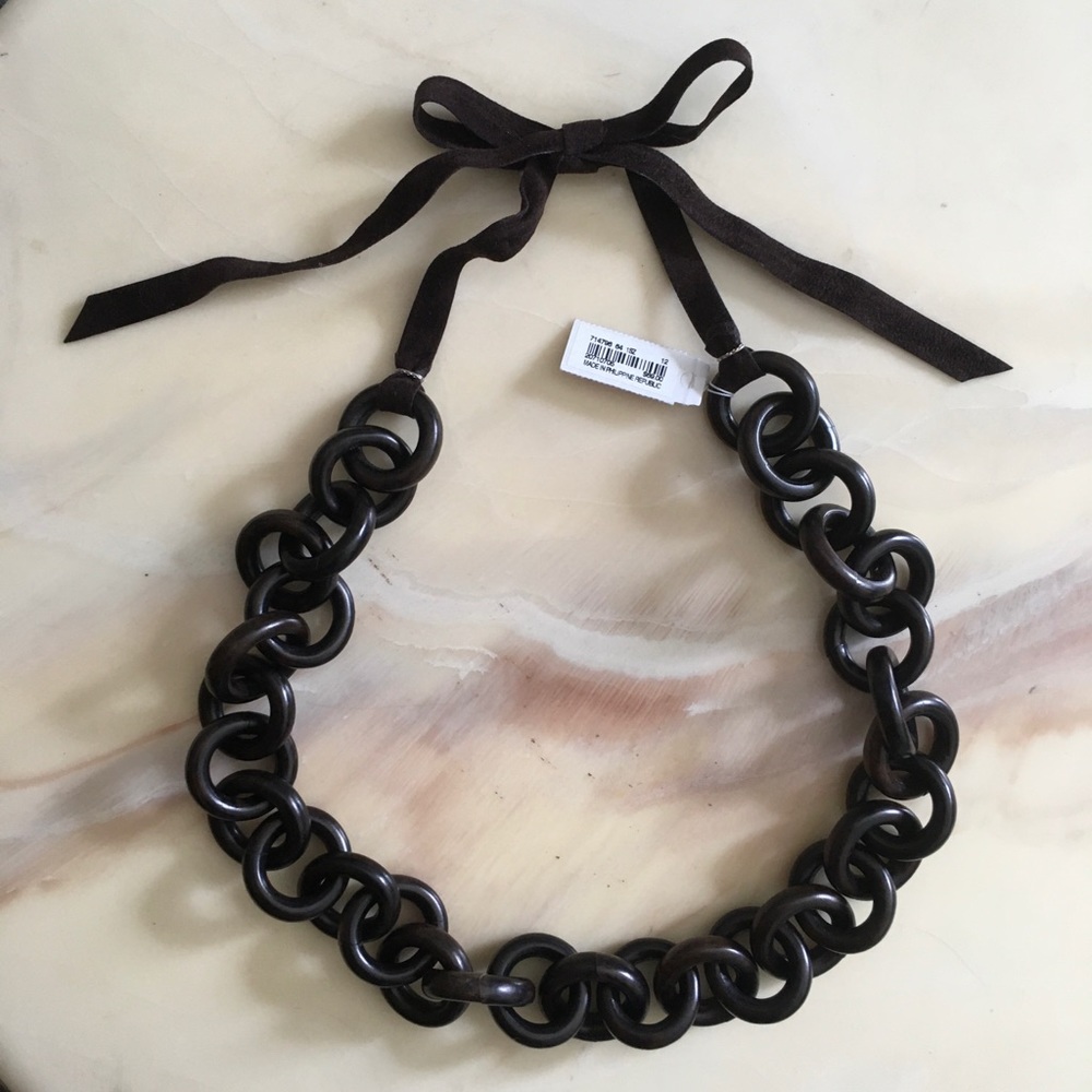 NWT J. Jill chunky acrylic linked necklace